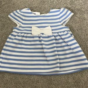 Janie and Jack 12-18M Blue Stripe Dress